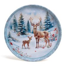 Поднос 33х2,1 см Зимняя сказка Agness 898-242