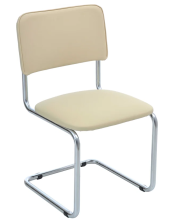 Стул "Сильвия" (Кожа искусственная, DO, №122 (кремовый), softBL) 4