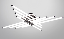 Люстра СТ Х-FX60268B/8+1 BK 155W D850 115мм 3000-4000K 