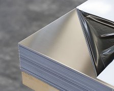 Лист нержавеющий AISI 430 0,5х1000х2000 мм BA зеркальный (непищевой)