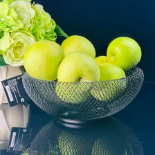 Фруктовница 25 см LENARDI металл черный 401-055