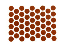 Заглушка самоклеящаяся d=20 груша 24 шт W A-7043