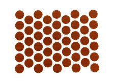 Заглушка самоклеящаяся d=20 груша 24 шт W A-7043