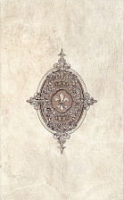 Декор (25х40) Tefra Orden (овал) бежевый (TF-D1-BG) (Terracotta, Россия)