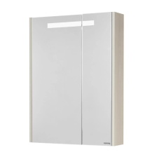 Зеркало со шкафчиком Верди 60 Белый/Ясень фабрик