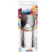 Набор столовых приборов 2 предмета детских APOLLO "Honey Bunny" HNB-02