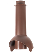 Выход канализации Krovent Pipe-VT 110 коричневый (НЕИЗ)