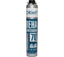Пена монтажная OKLENT 70+ 940гр проф зимняя