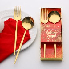 Набор столовых приборов 2 предмета Сказочного нового года 6964022