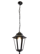 Светильник садово-парковый 100W 6 гр черный PL6205 на цепочке 500мм