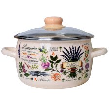 Кастрюля эмалированная 3,0 л Эдем 1RC181S