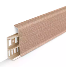 Плинтус Идеал Деконика с кабель-каналом дуб северный 2,2 м 85 мм