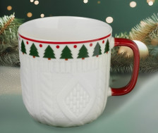 Кружка 370 мл Уютный Новый год Доляна 10338108 