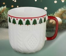 Кружка 370 мл Уютный Новый год Доляна 10338108 