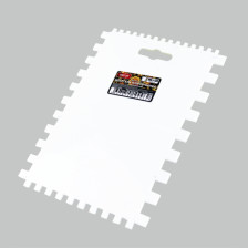Шпатель плиточника 180х135мм, зуб 4,6,8,10мм DECOR 316-8800
