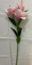 Цветок искуственный Лилия 75см розовая 993-0584