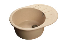 Мойка 580х450 искусственный камень (328) бежевый GF-R580L(GF-58)