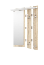 Вешалка Виктория-25  дуб сонома-белый