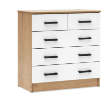 Комод К800-3/2 Дуб вотан/Белый