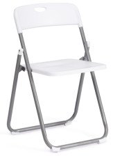 Стул складной FOLDER (mod. 3017H) 49х46,5х73,5 см, white (белый)/grey (серый)