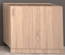 Стол рабочий кухонный угловой 1000х510х820 мм без столешницы левый/правый Дуб сонома светлый