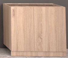 Стол рабочий кухонный угловой 1000х510х820 мм без столешницы левый/правый Дуб сонома светлый