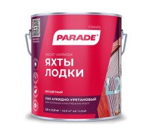 Лак яхтный полуматовый L20 (2,5л) Parade