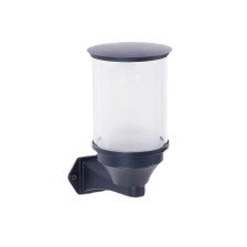 Светильник садово-парковый 60W Е27 черный PL1401 на стену вверх