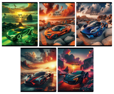 Тетрадь 40 л BG клетка Go drive
