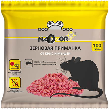 Приманка зерновая Nadzor 100гр 