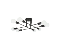 Светильник LOFT EASY-8E27-BL 8хЕ27 черный 600х600х219  IP40 ASD/InHome 2662