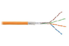 Провод компьютерный UTP-cat.5e 4пар (внутренний) NIKOLAN слоновая кость
