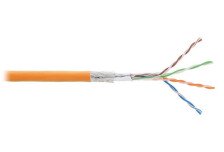 Провод компьютерный UTP-cat.5e 4пар (внутренний) NIKOLAN слоновая кость