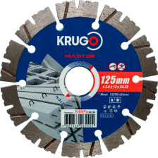 Диск алмазный 125х22,23х2,0х12 сегментный по бетону PRO KRUGO MASTER 8105 1250250