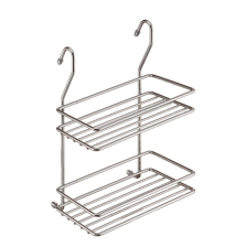 Полка двухъярусная малая (200х110х280) хром MX-066