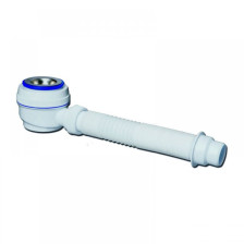 Сифон для душевого поддона нержавеющий выпуск d=70мм, гофра 600мм 1 1/2-40/50  30986862 (30)