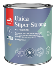 Лак яхтный Unica Super 90 глянцевый (0,9л) TIKKURILA / TIKKIVALA