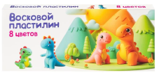 Пластилин 8 цв Восковой пластилин GENIO KIDS-ART DMR8