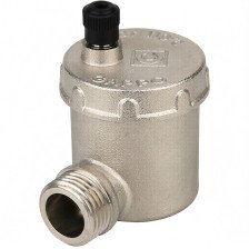Клапан отсекающий обратный, воздухоотводчик автоматический угловой 1/2"x10 бар-110°С Gappo