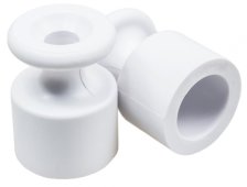 Изолятор BIRONI В1-551-21-100 белый (пластик)