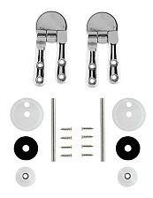 Крепеж сиденья к унитазу RR 748 хром/латунь