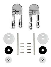 Крепеж сиденья к унитазу RR 748 хром/латунь