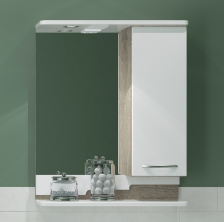 Зеркало со шкафчиком Каскад -55