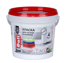 Краска для кухни и ванной база А 0,9л Dali