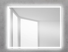 Зеркало с подсветкой SPC-GRT-1000-800-LED-TCH, 12W, 220-240V cенсорный выключатель (100х80х3)