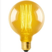 Лампа светодиодная ретро 4W E27 G95 (шар) прямая нить Uniel