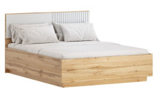 Кровать "Адель" Р3 396.07 Дуб вотан+Пудра