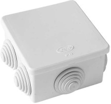 Коробка распред о/у С3В86 80х80х40мм IP54 6 муфт