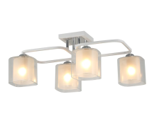 Светильник Gafas 4600-4 WH+CR, 4xE27/40W (54х31х21)