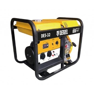 Генератор DENZEL DES-32E  3.2 кВт 230 V дизельный